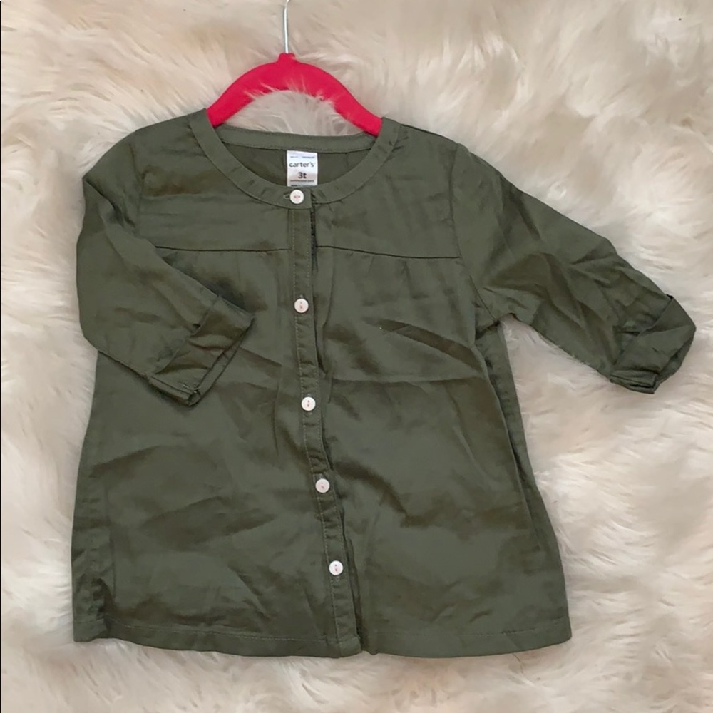 {Carter’s} Green tunic top